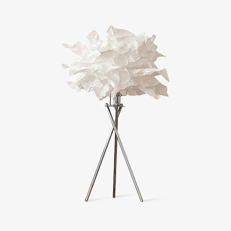 Lámpara de mesa moderna de papel Peony