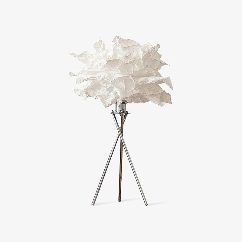 Lámpara de mesa moderna de papel Peony
