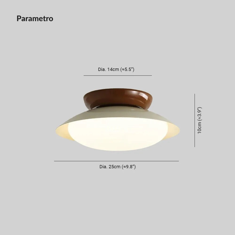 Aira Lámpara de Techo LED en Forma de Cuenco Vintage