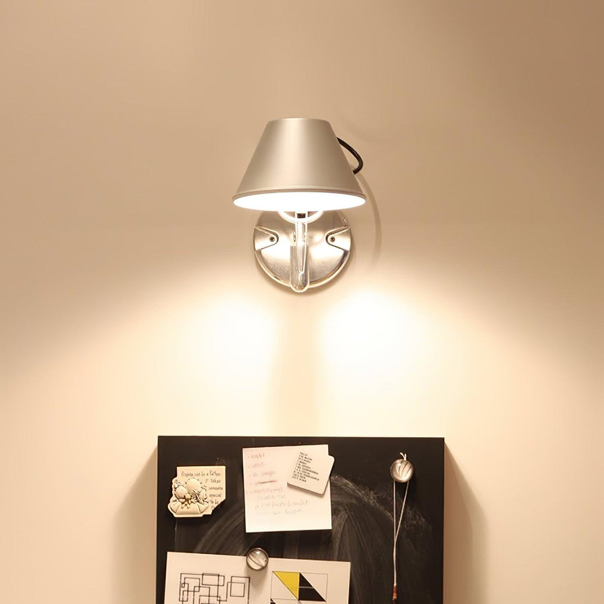 Nyliraris aplique de pared único vintage industrial