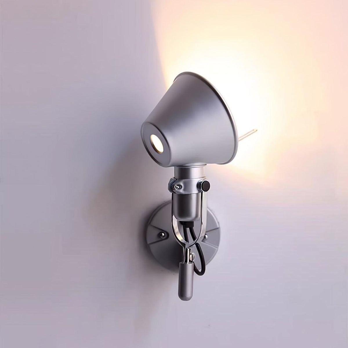 Nyliraris aplique de pared único vintage industrial