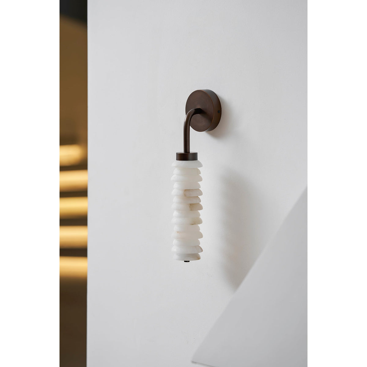 Helix aplique de pared en alabastro