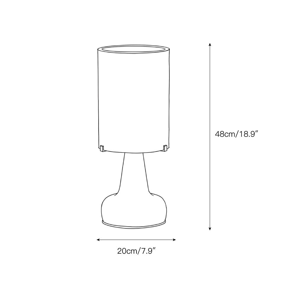 Orvex alabastro lámpara de mesa
