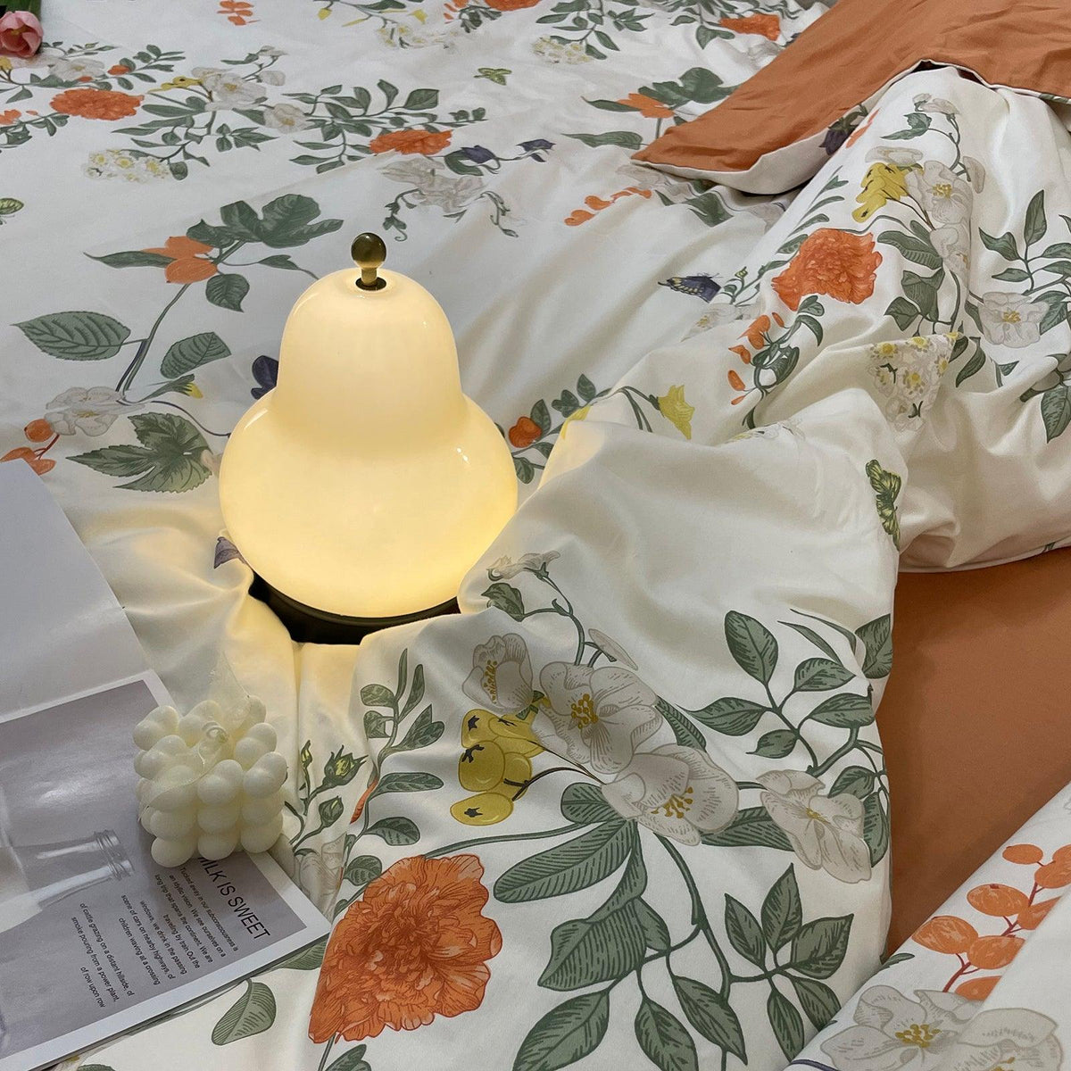 Lumaic lámpara de mesa de vidrio whimsical