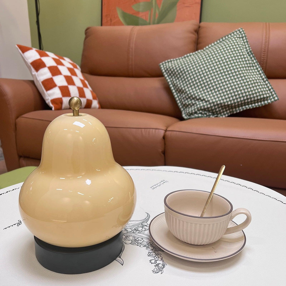 Lumaic lámpara de mesa de vidrio whimsical