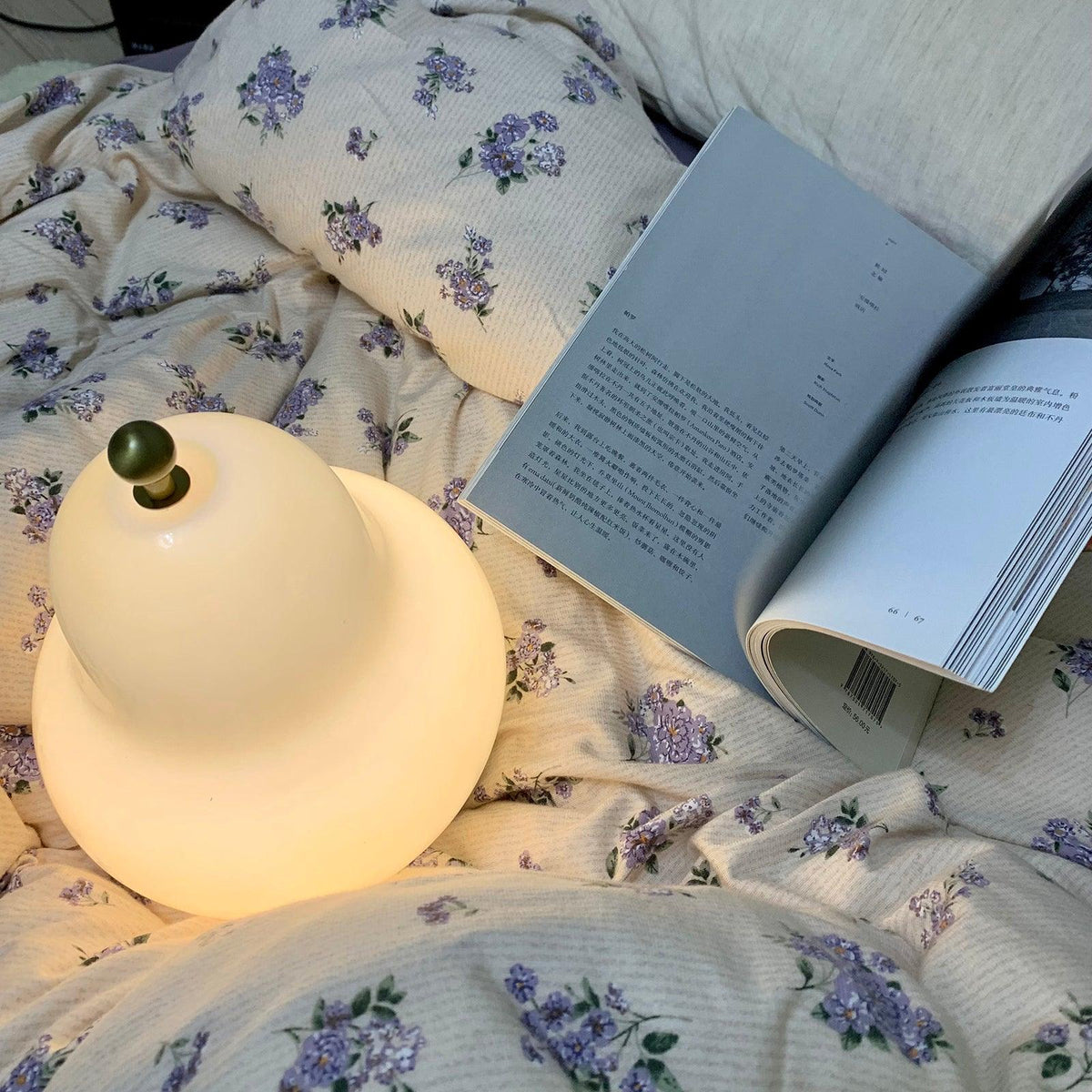 Lumaic lámpara de mesa de vidrio whimsical