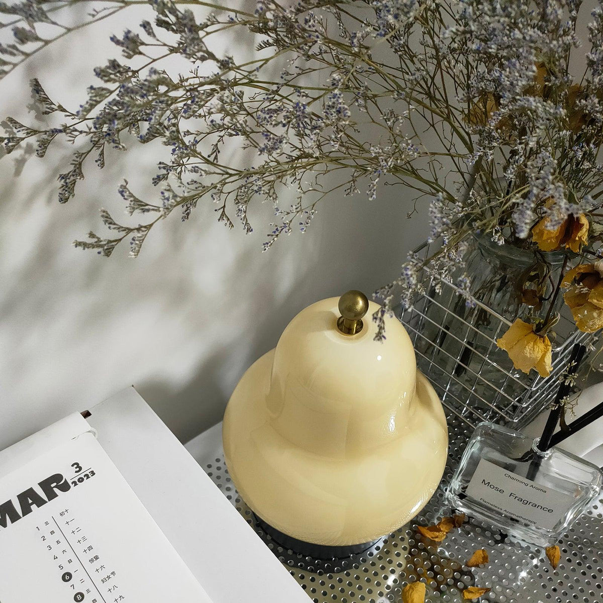 Lumaic lámpara de mesa de vidrio whimsical