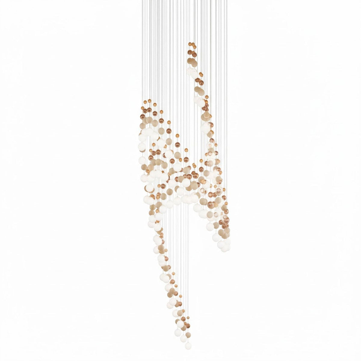 Pearl lámpara de araña Veil Couture Cascade Customize