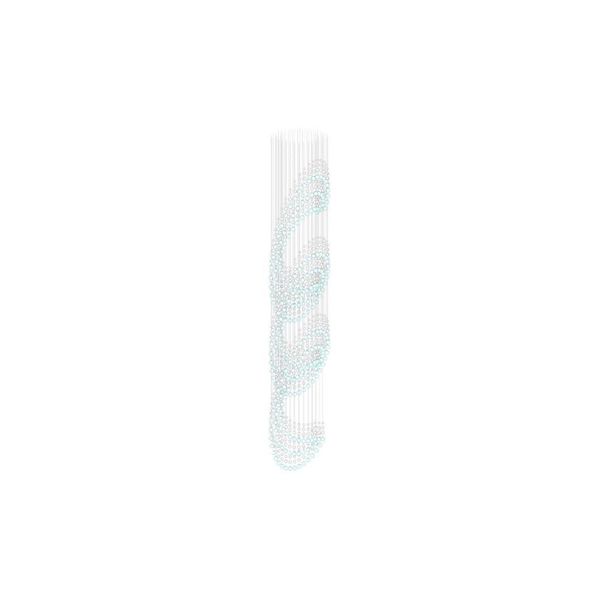Pearl lámpara de araña Veil Couture Cascade Customize