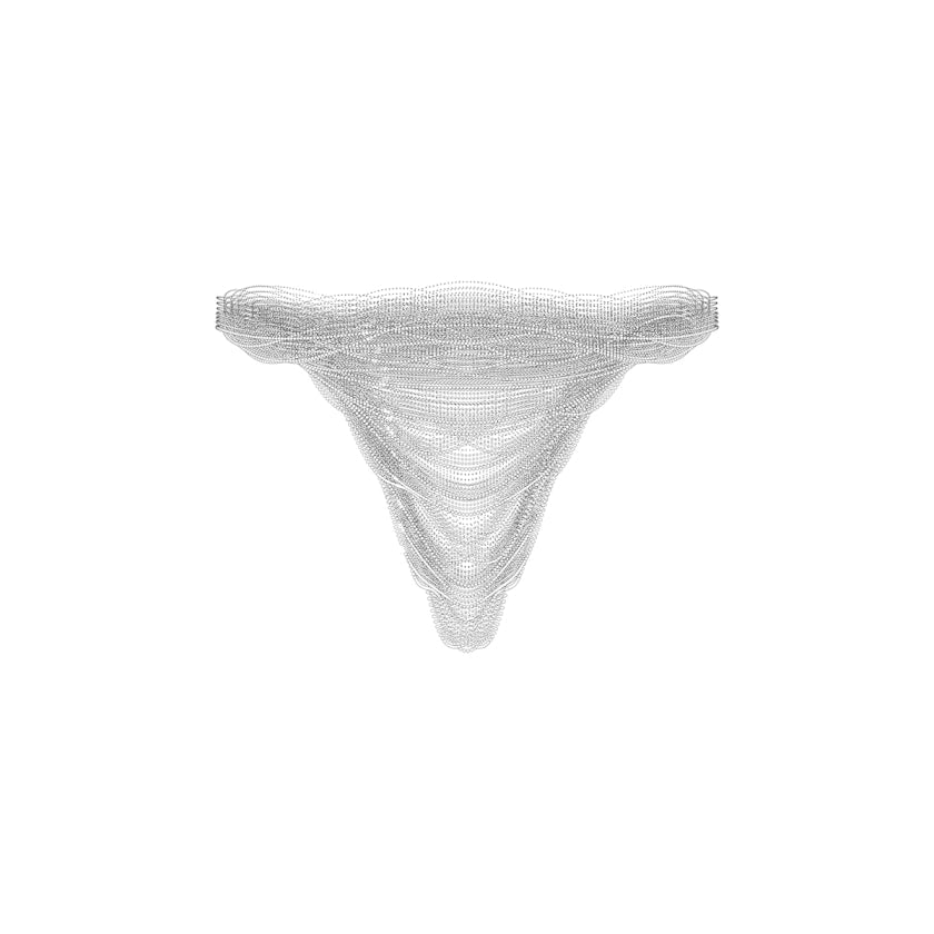 Pearl lámpara de araña Veil Couture Cascade Customize