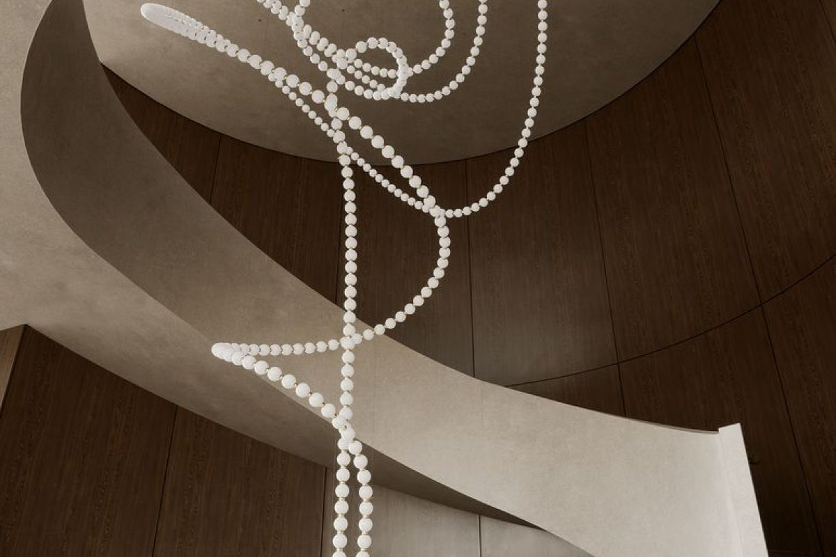 Pearl lámpara de araña Symphony Grand Cascade Customize
