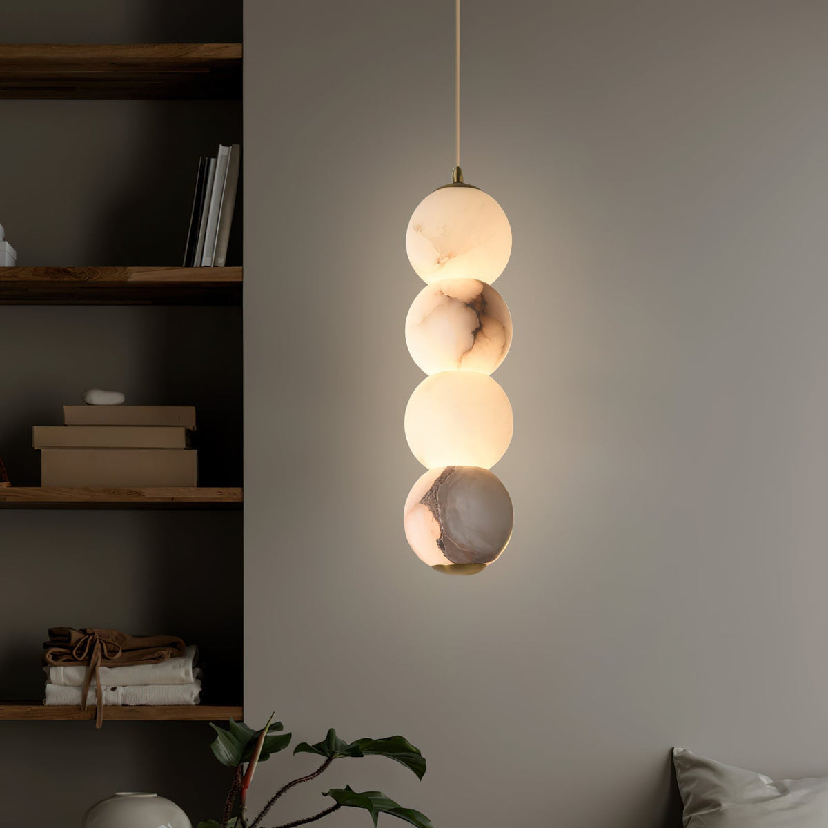 Ritta Alabaster  Pendant Light Head 2 /3/4