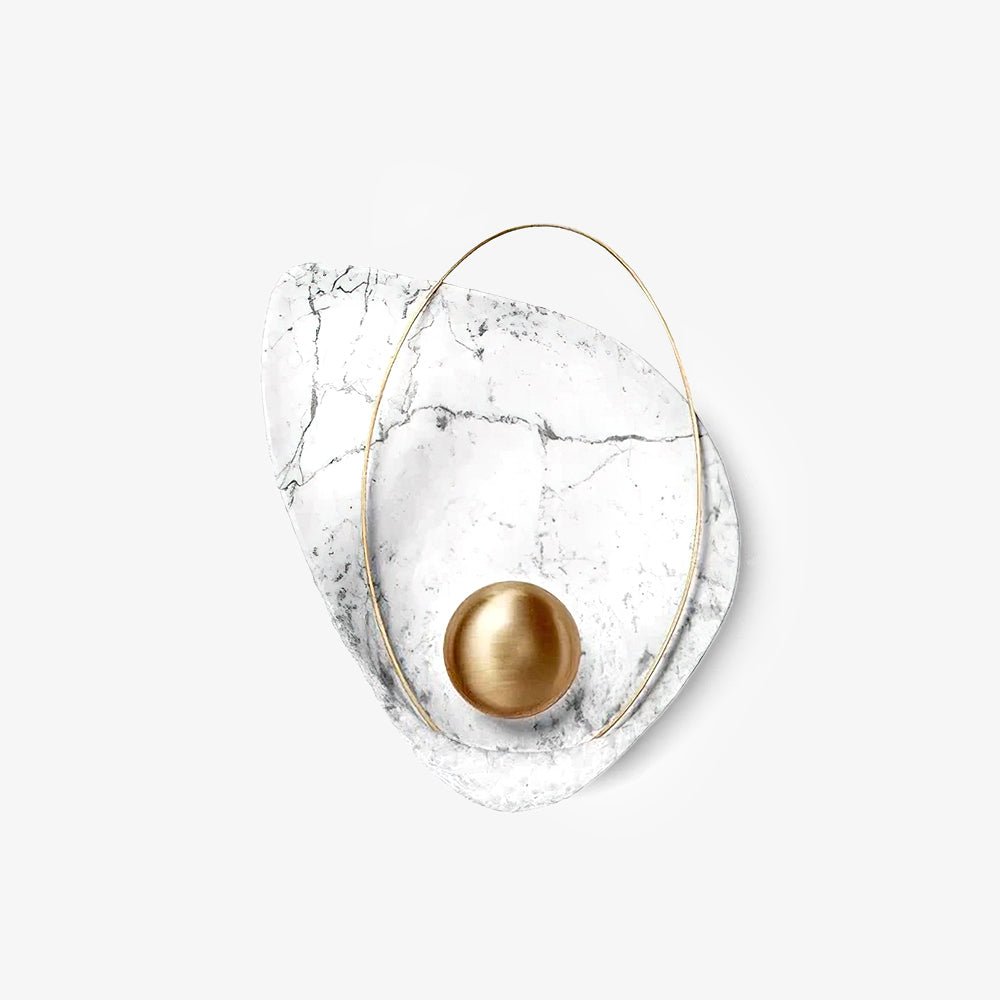 Vethaora aplique de pared Premium nórdico resina art Pearl