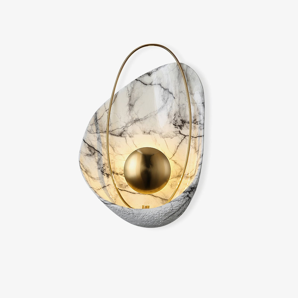 Vethaora aplique de pared Premium nórdico resina art Pearl