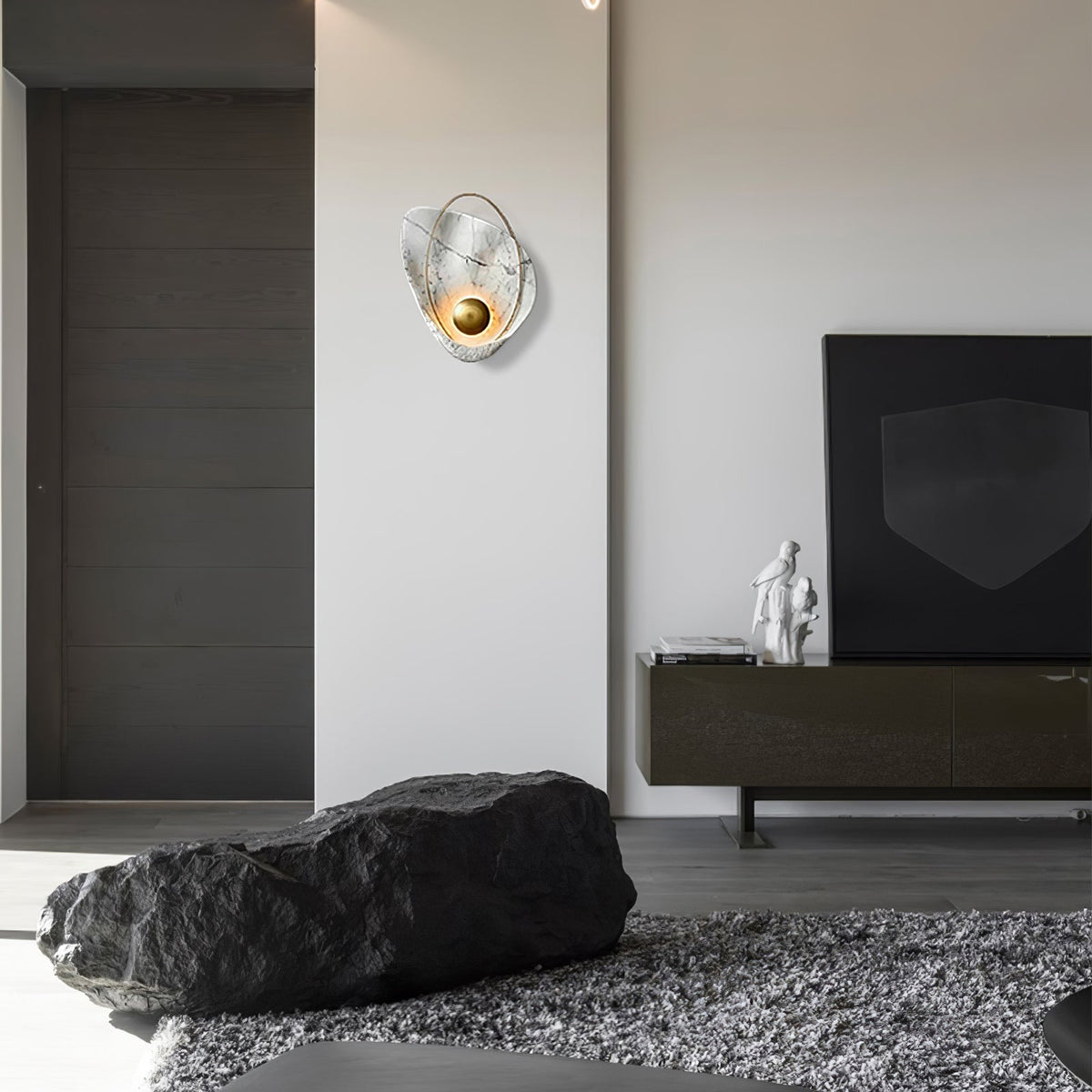 Vethaora aplique de pared Premium nórdico resina art Pearl