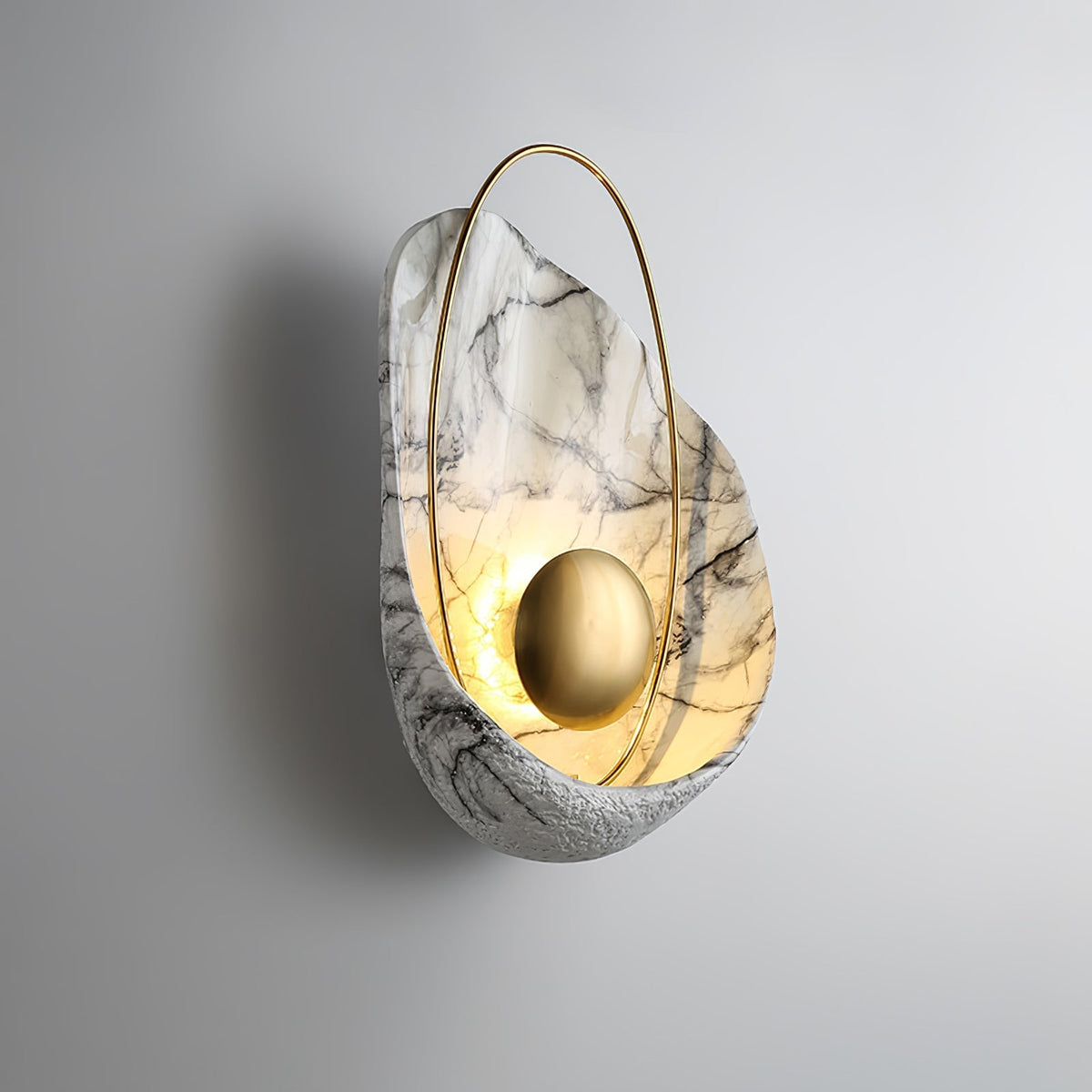 Vethaora aplique de pared Premium nórdico resina art Pearl