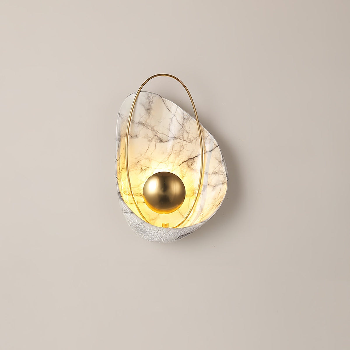 Vethaora aplique de pared Premium nórdico resina art Pearl