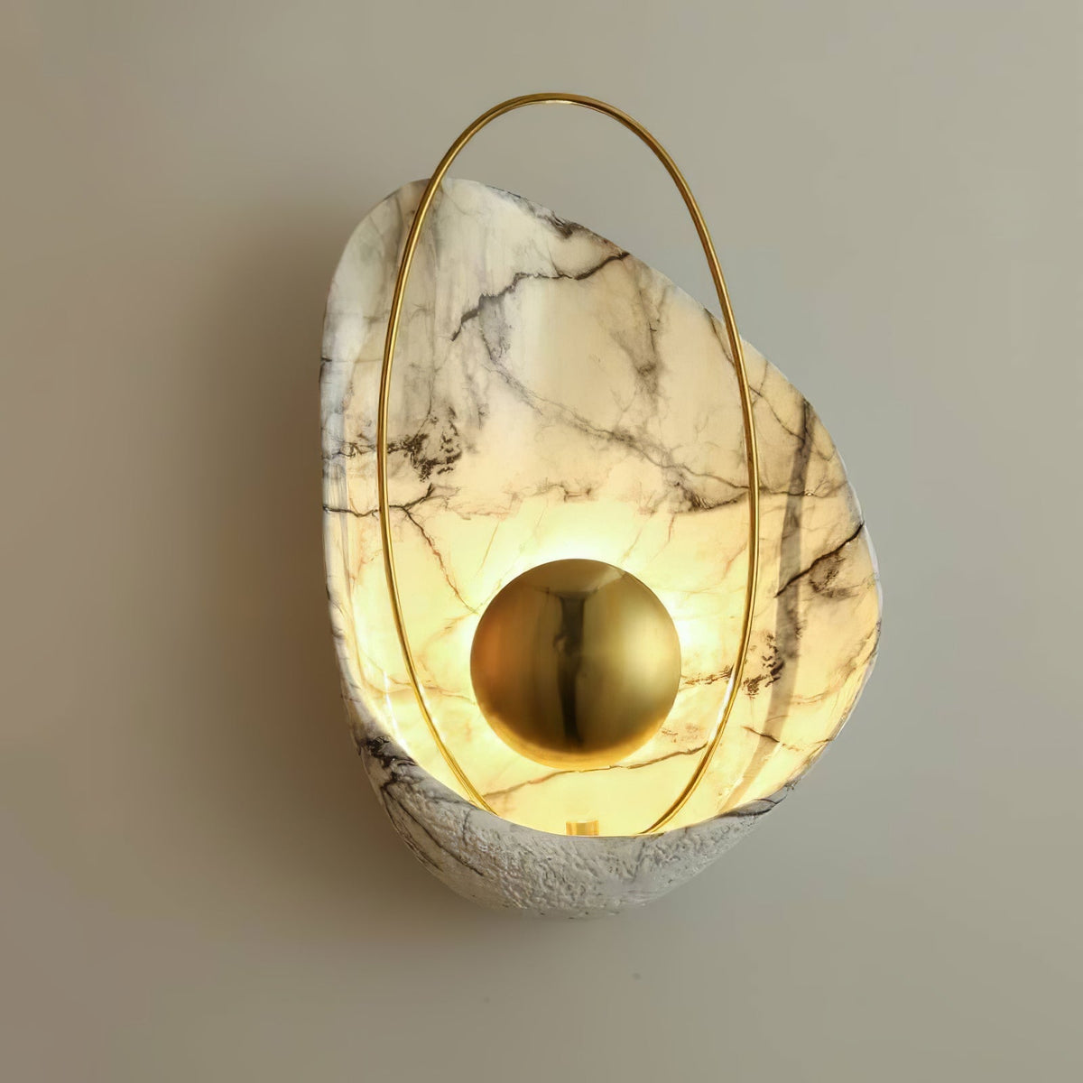 Vethaora aplique de pared Premium nórdico resina art Pearl