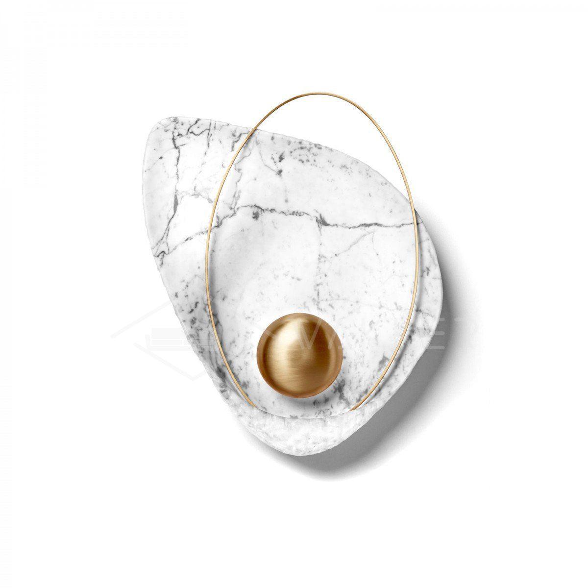 Vethaora aplique de pared Premium nórdico resina art Pearl