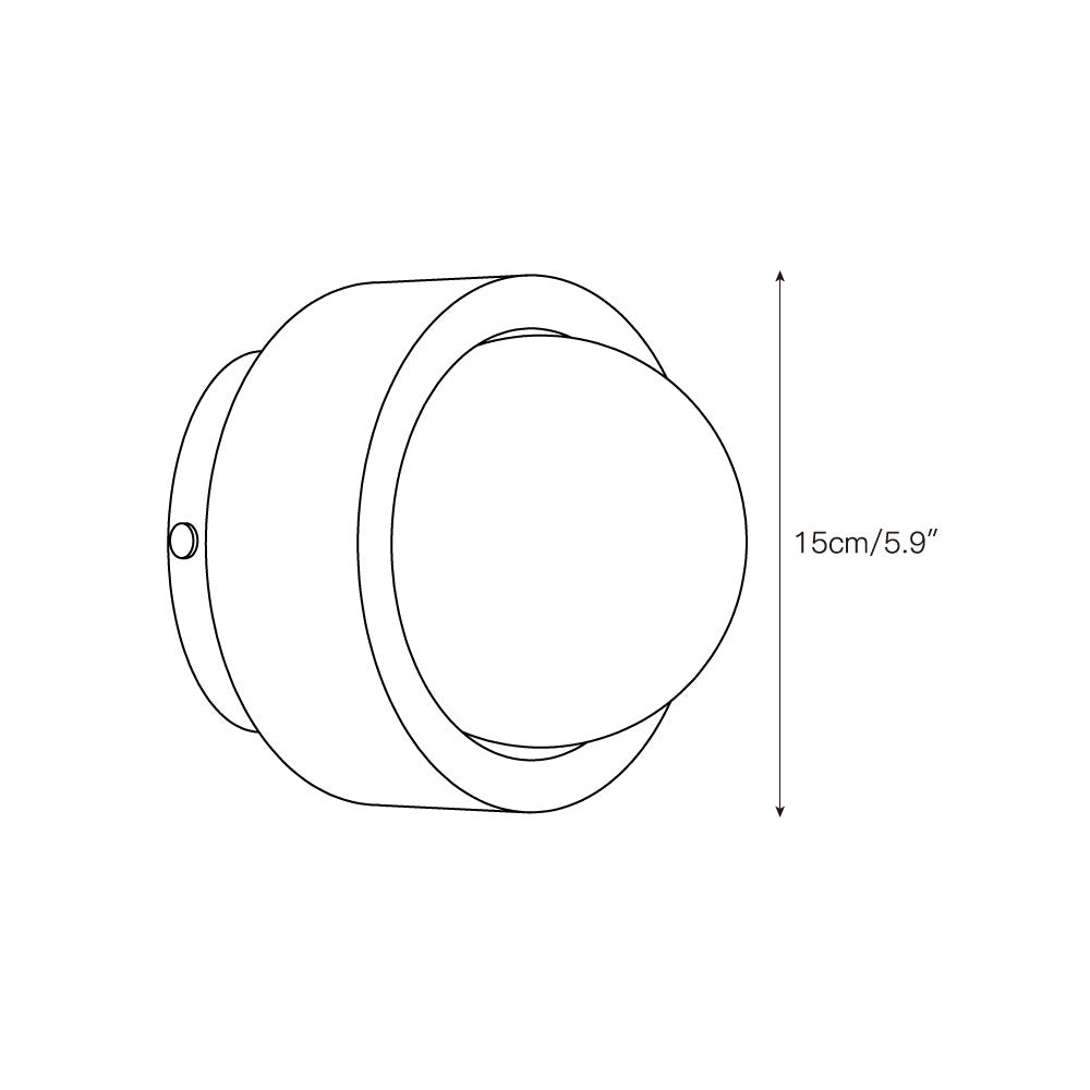 Carinor aplique de pared travertino
