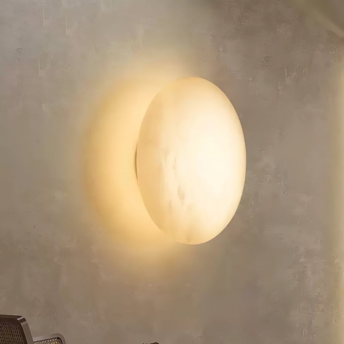 Eurthais aplique de pared minimalista en alabastro