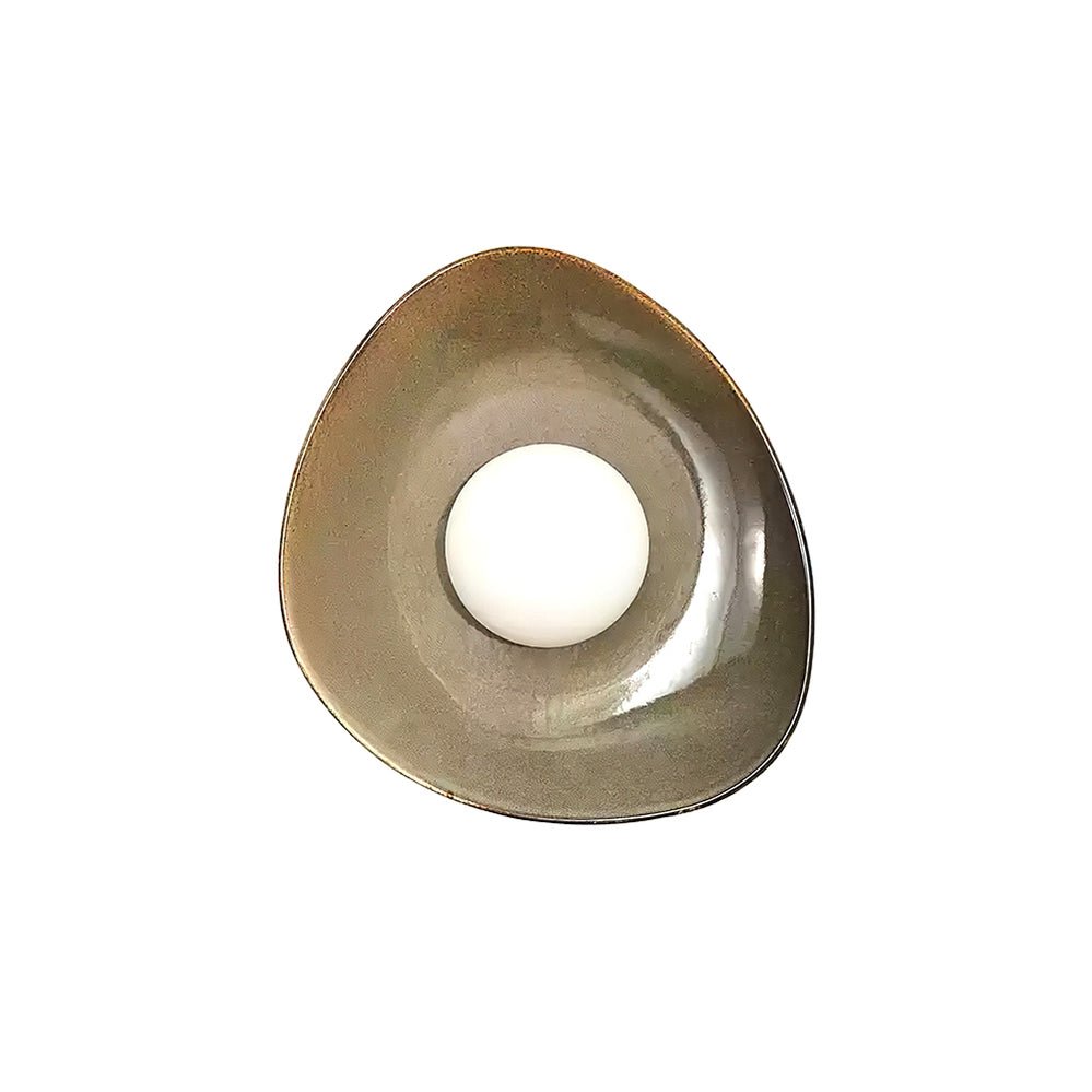 Ertalila aplique de pared elegancia Pebble Disc cerámica