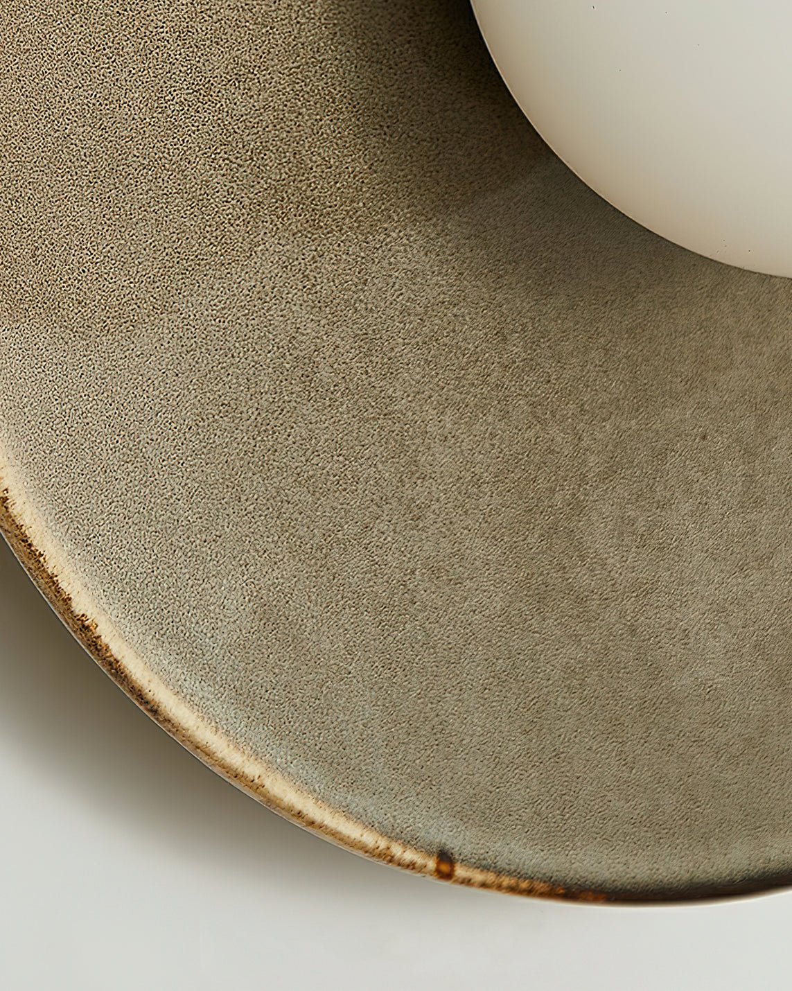 Ertalila aplique de pared elegancia Pebble Disc cerámica