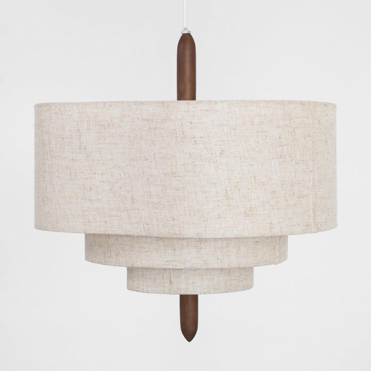 Ritta Modern Pebble Fabric Pendant Light  Three Layers
