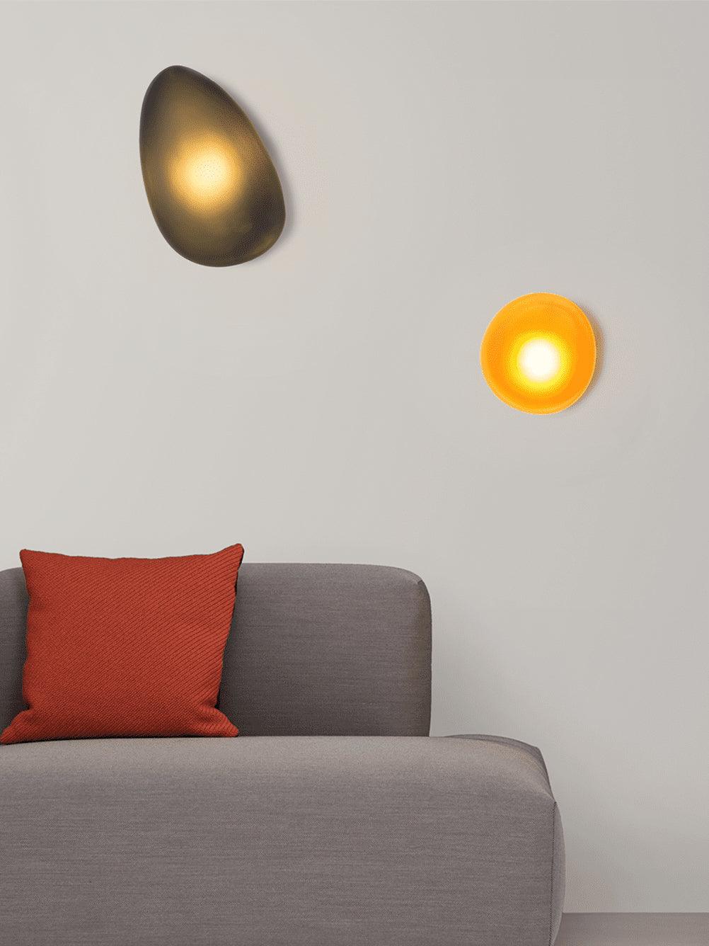 Eirinina aplique de pared con vidrio