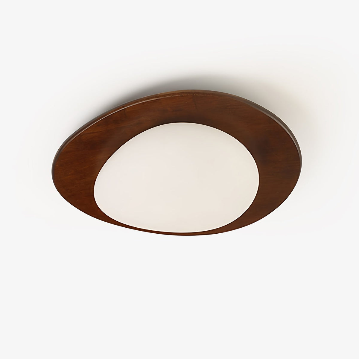 Evory lámpara de techo de madera de nogal Pebble
