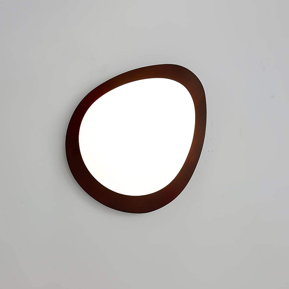Evory lámpara de techo de madera de nogal Pebble