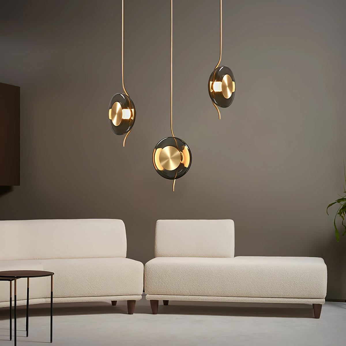 Umirus lámpara colgante moderna minimalista de vidrio