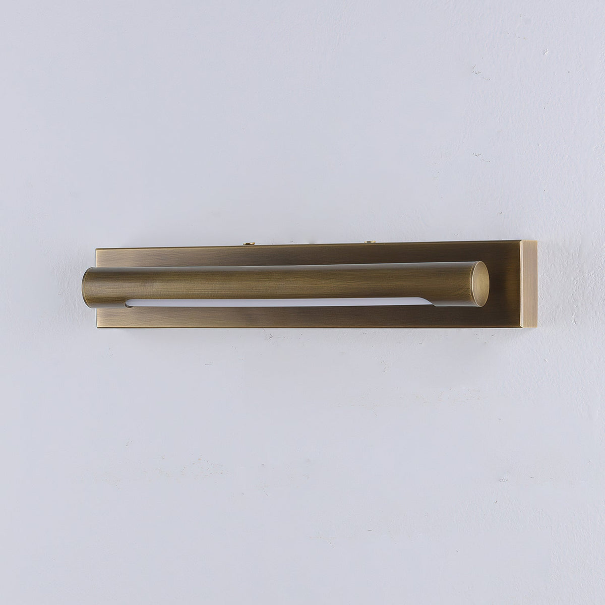 Reed aplique de pared lineal en latón