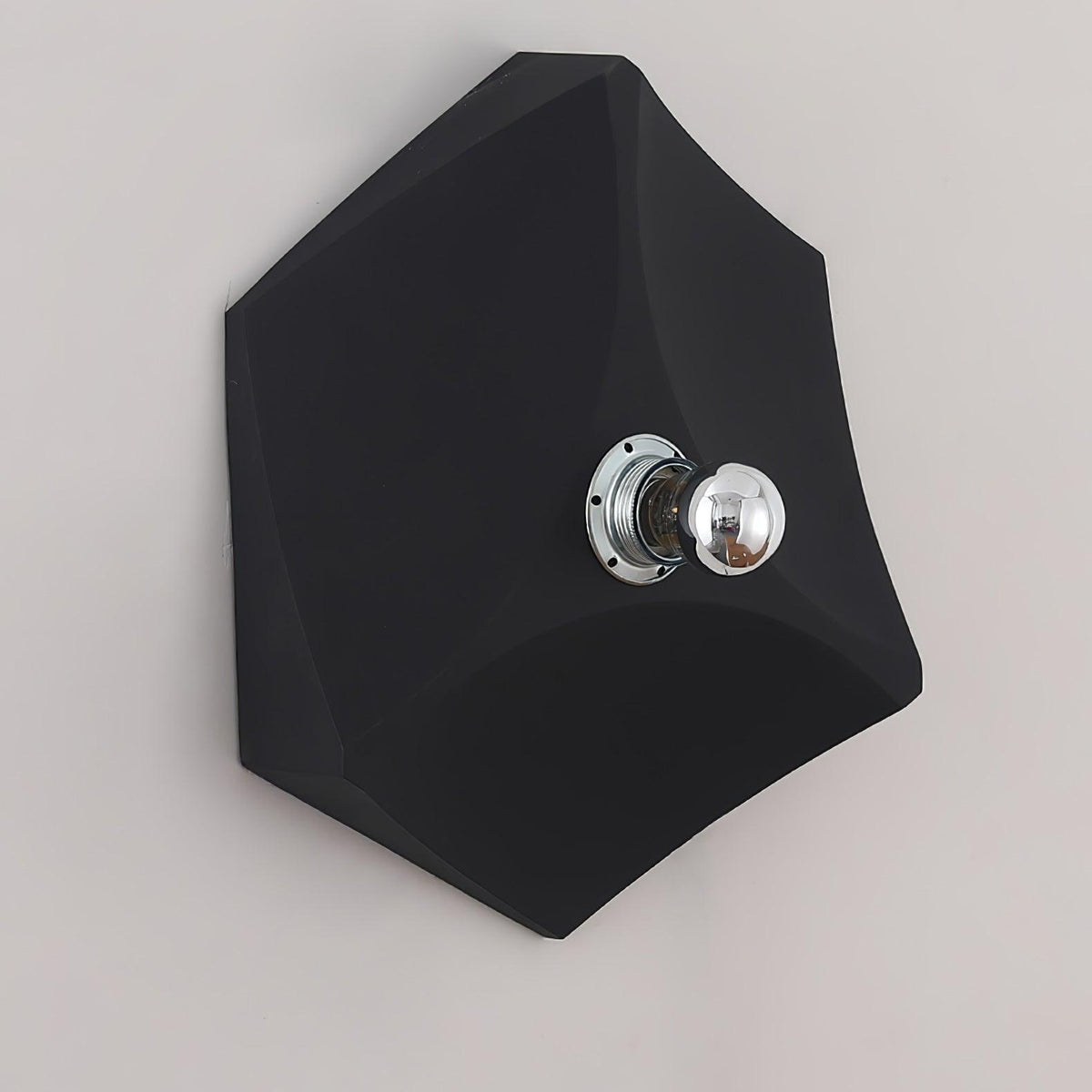 Linuira aplique de pared de tela geométrico