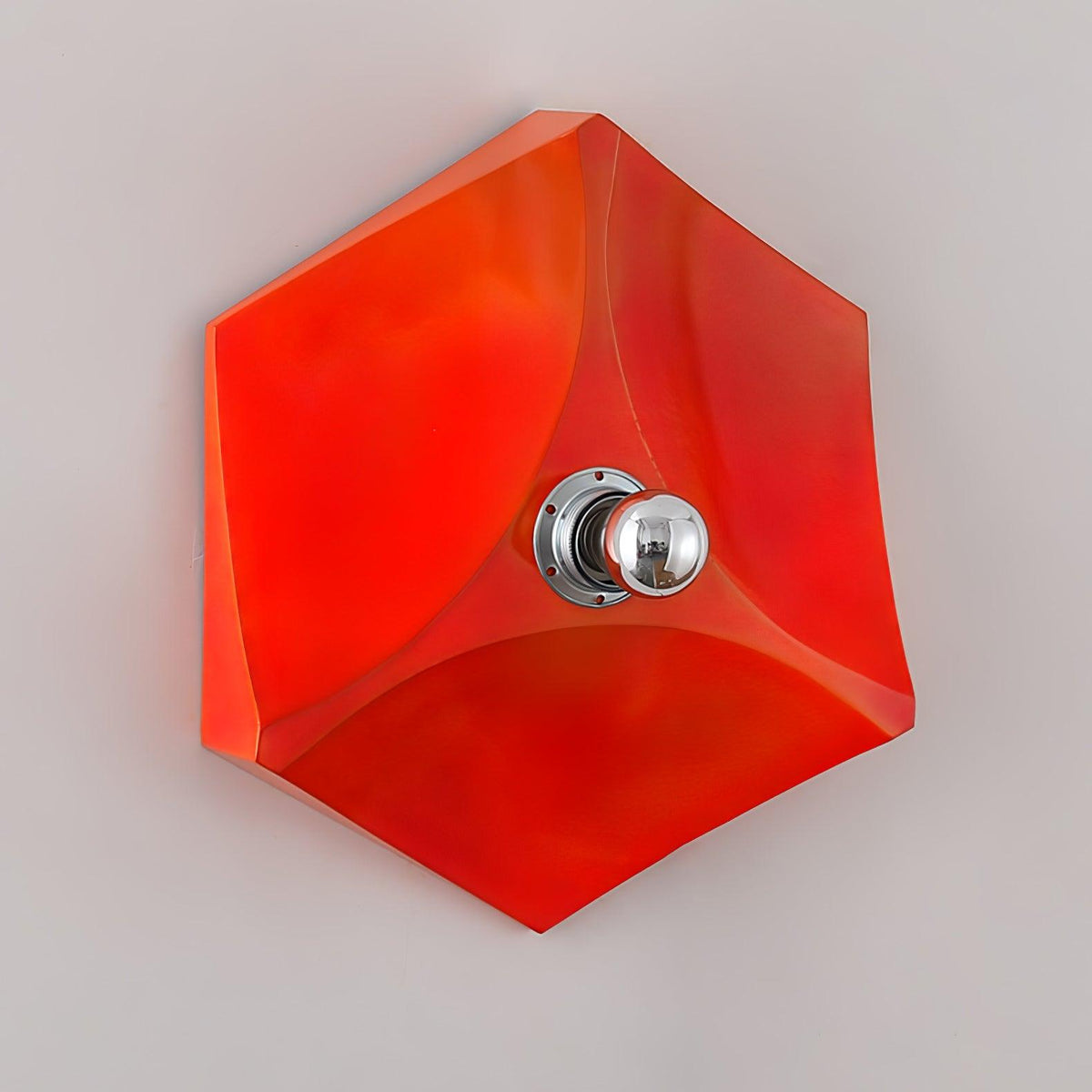 Linuira aplique de pared de tela geométrico