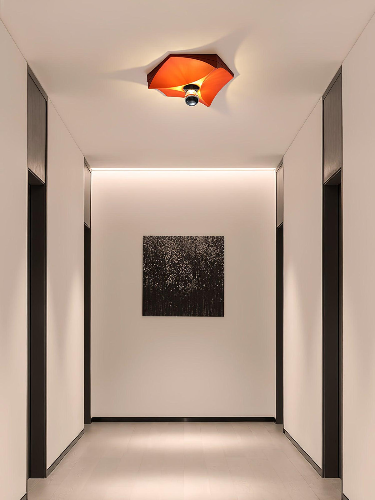 Linuira aplique de pared de tela geométrico