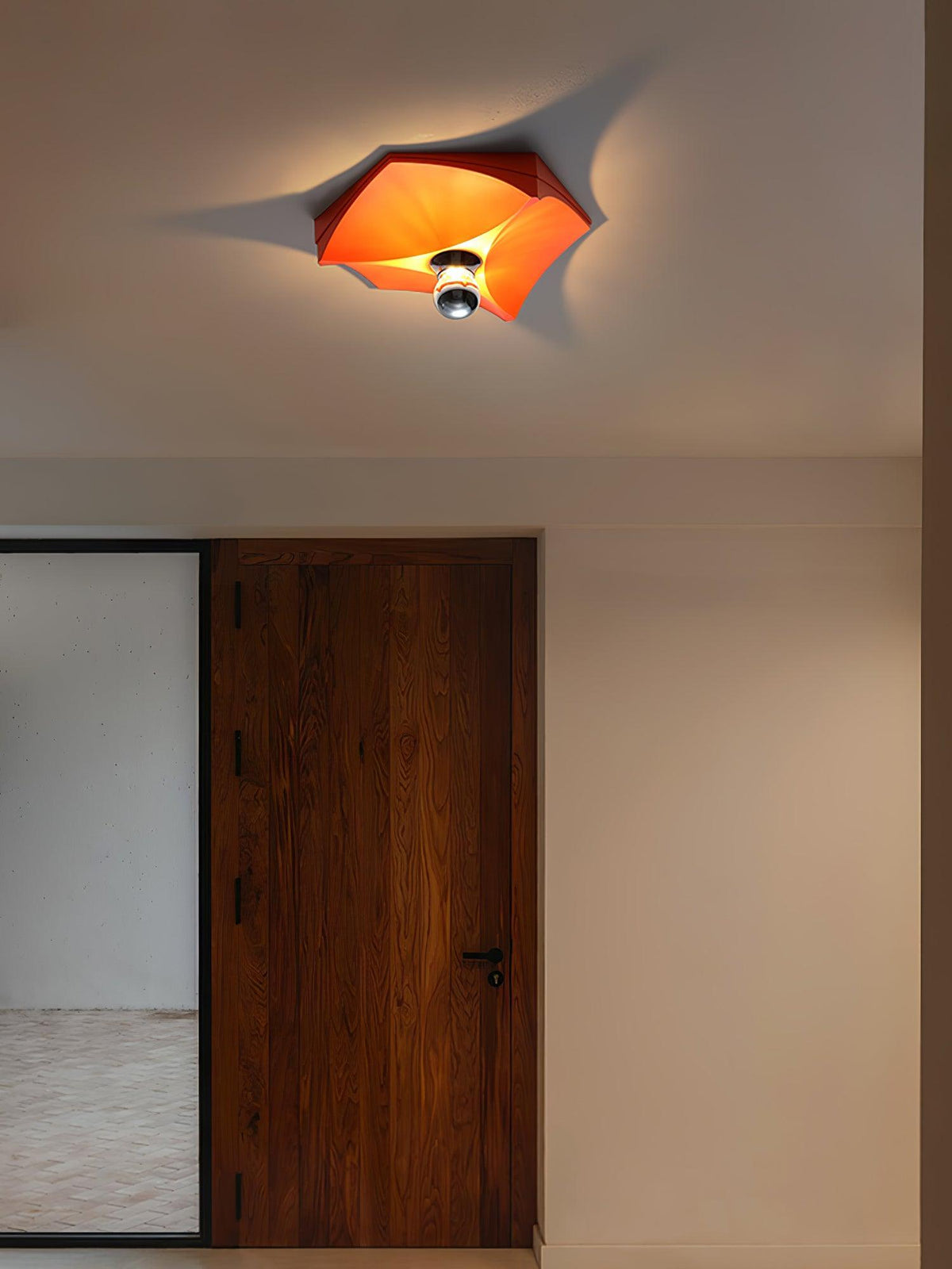 Linuira aplique de pared de tela geométrico