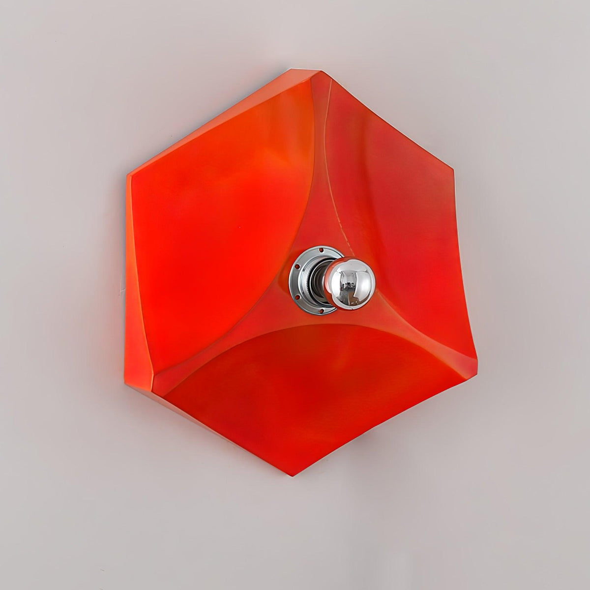 Linuira aplique de pared de tela geométrico