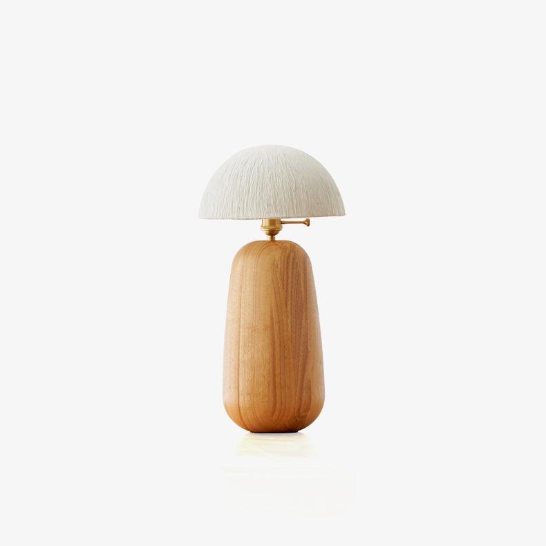 Elugan lámpara de mesa de madera orgánica