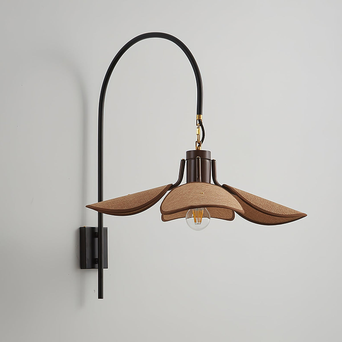 Visilis aplique de pared Premium nórdico con arte floral