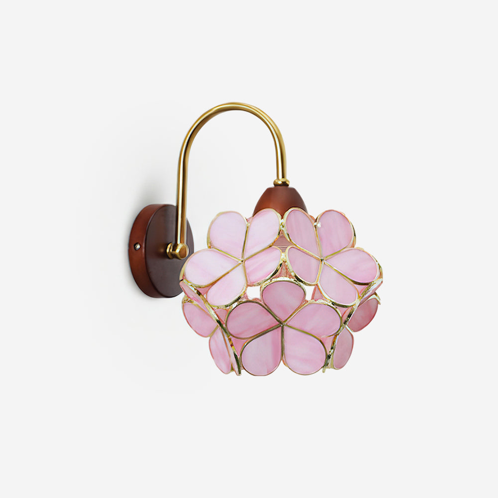 Petals - aplique de pared de madera