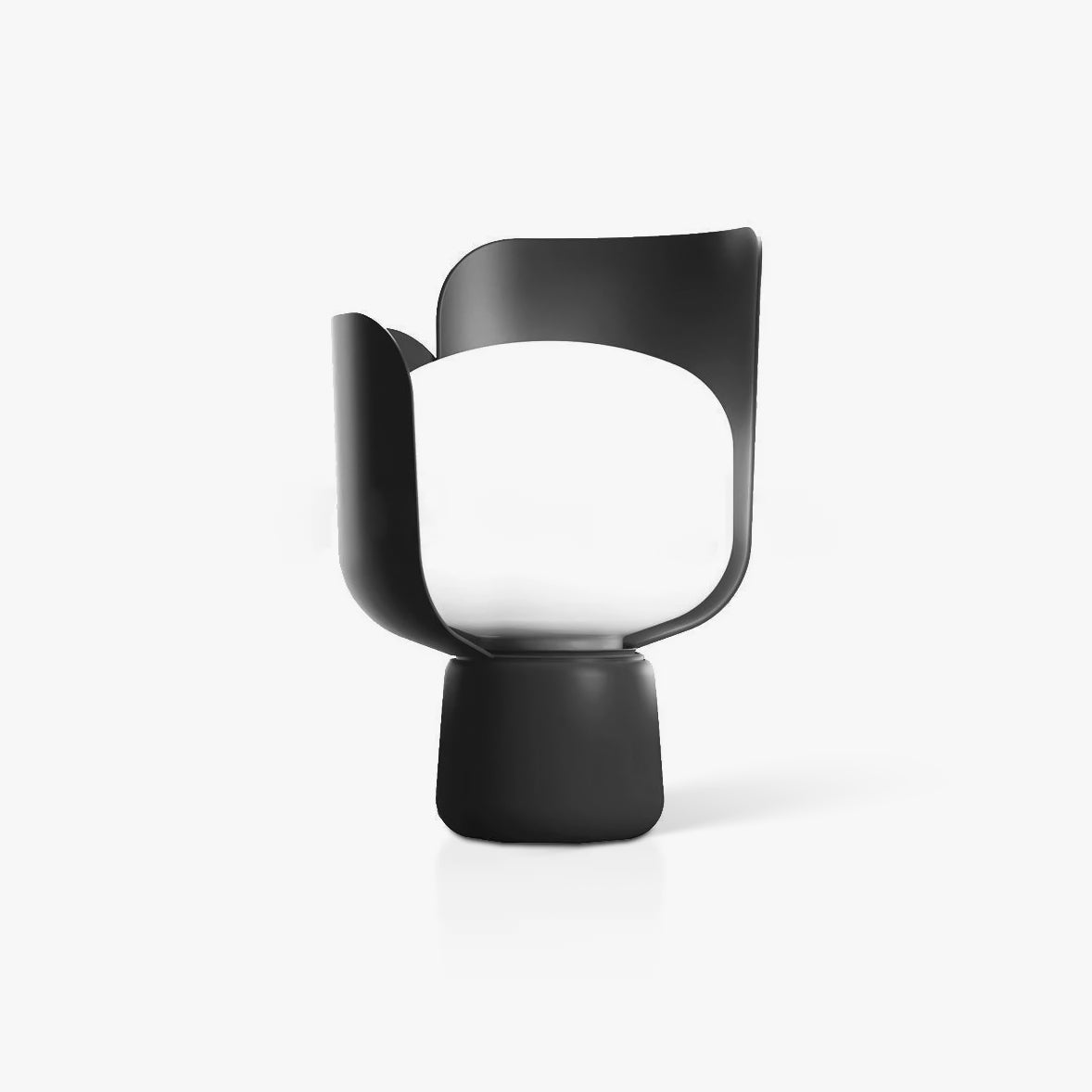 Zuri lámpara de mesa minimalista de plástico
