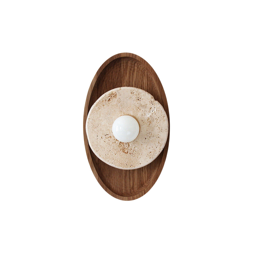 Lumenhart aplique de pared travertino