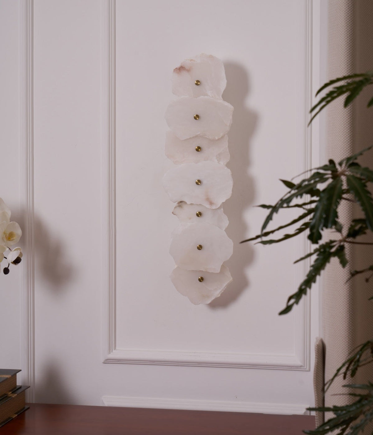 Alaeila aplique de pared Floral Cluster alabastro