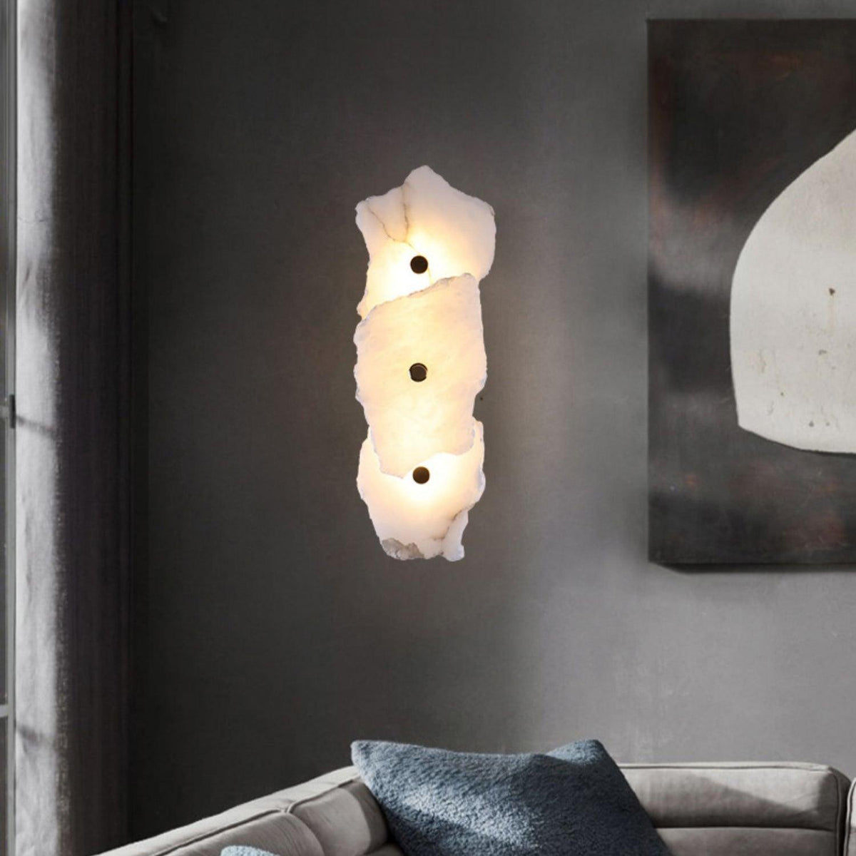 Alaeila aplique de pared Floral Cluster alabastro