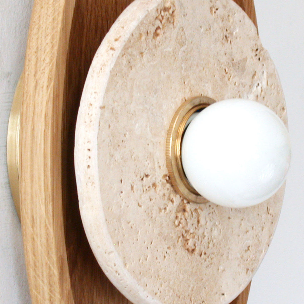 Lumenhart aplique de pared travertino