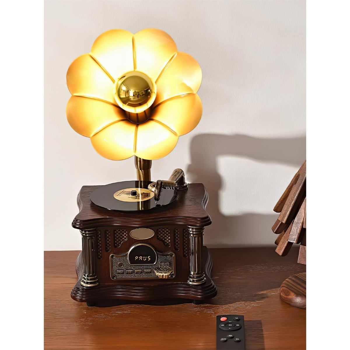 Phonograph lámpara de mesa