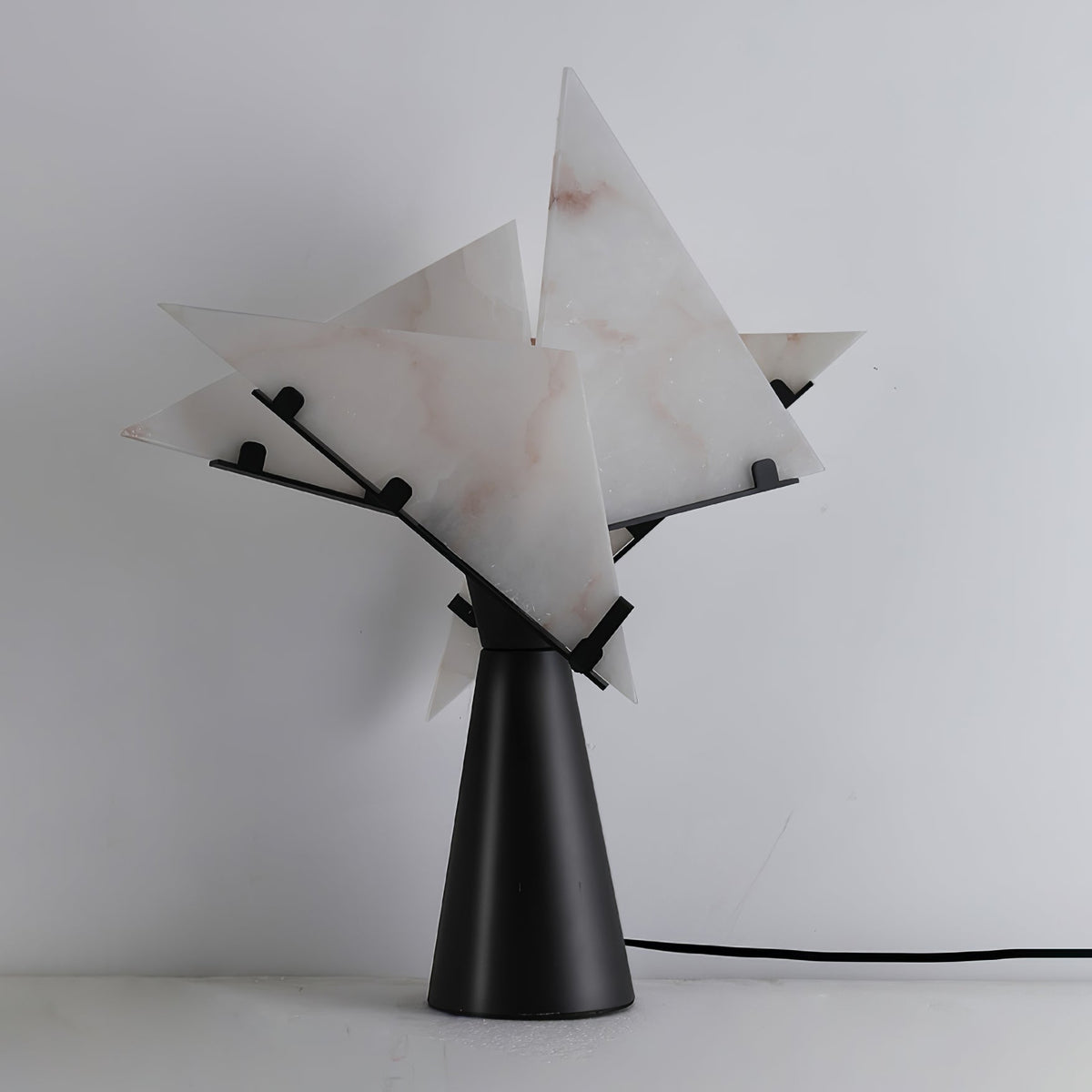 Aursilion lámpara de mesa Star de alabastro