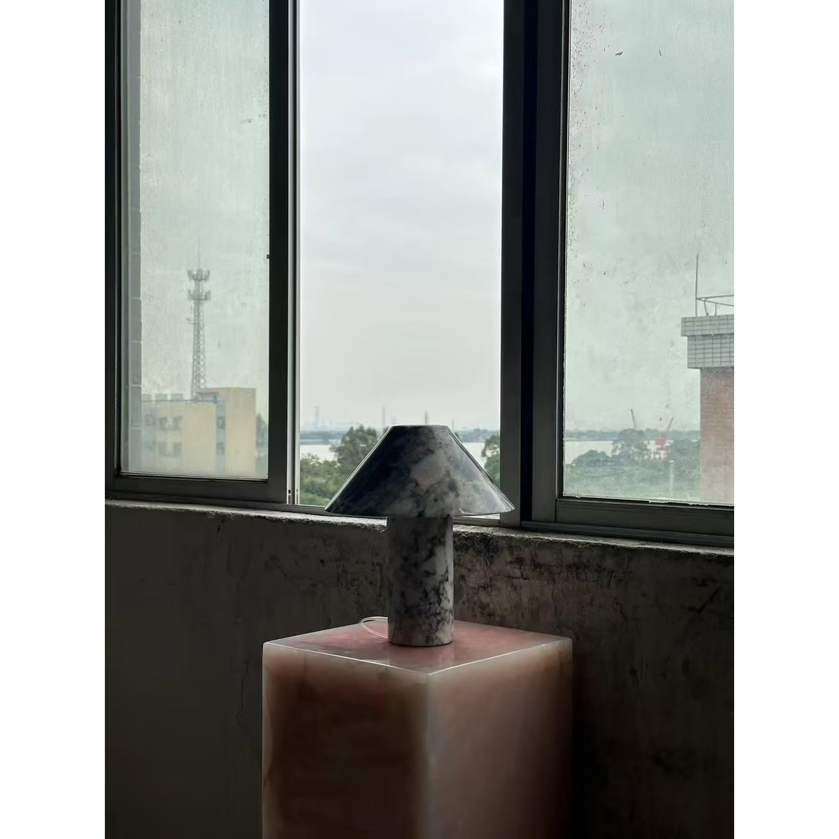 Veinir lámpara de mesa
