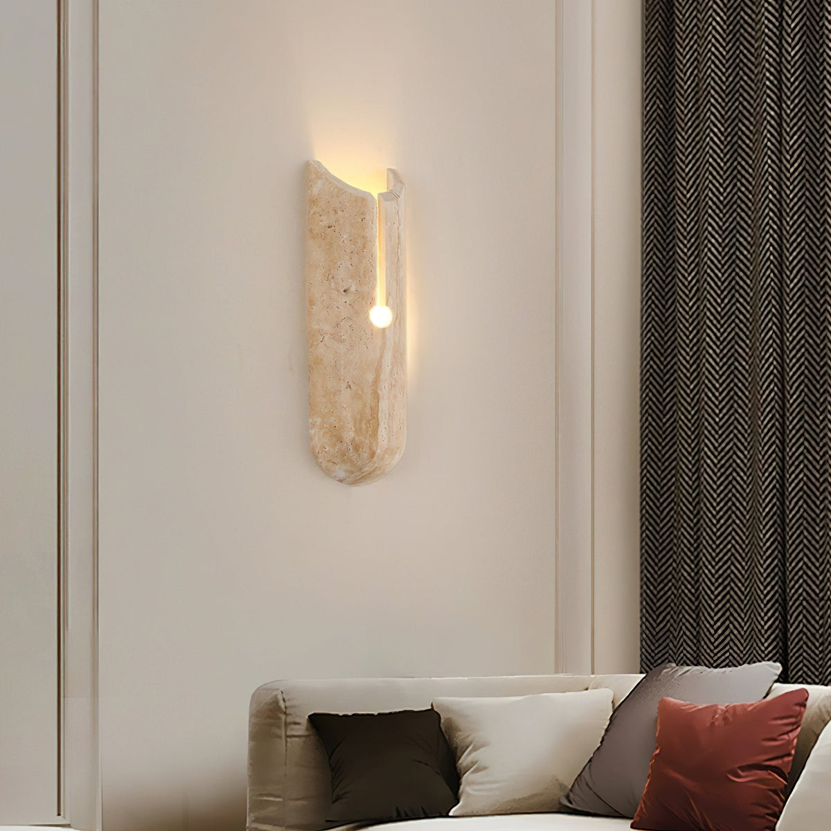 Olnorila aplique de pared travertino